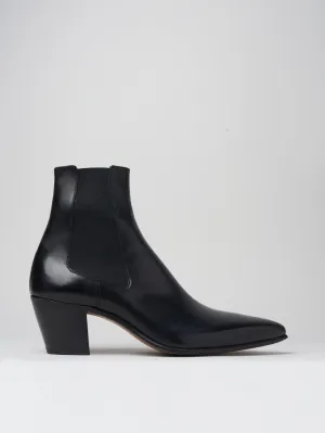NICO 60MM CHELSEA BOOT IN BLACK CALFSKIN