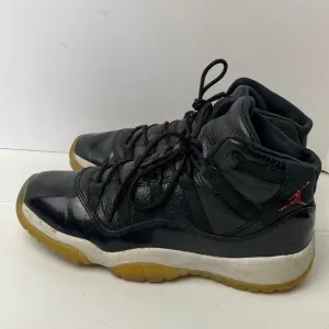 Nike Air Jordan 11 Retro XI GS Boys SIZE 7Y BLACK/RED/WHITE 378038-002