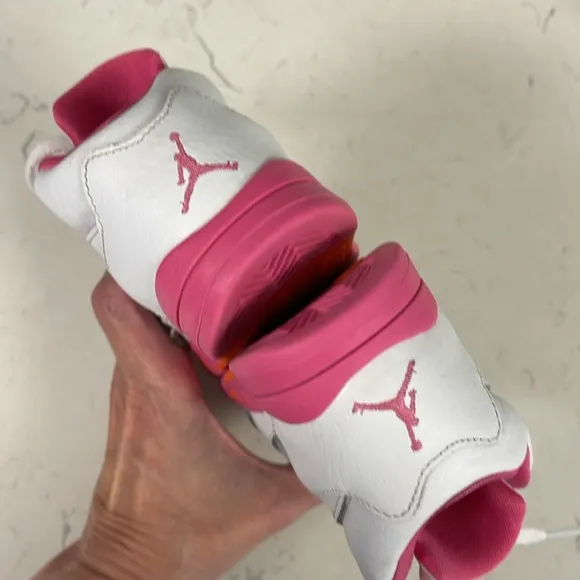 Nike Air Jordan 5 Retro (TD) 'Pinksicle' White Pink Kid’s Size 9C 725172-168