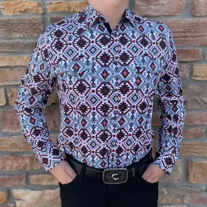 Niko Aztec White/Red Shirt
