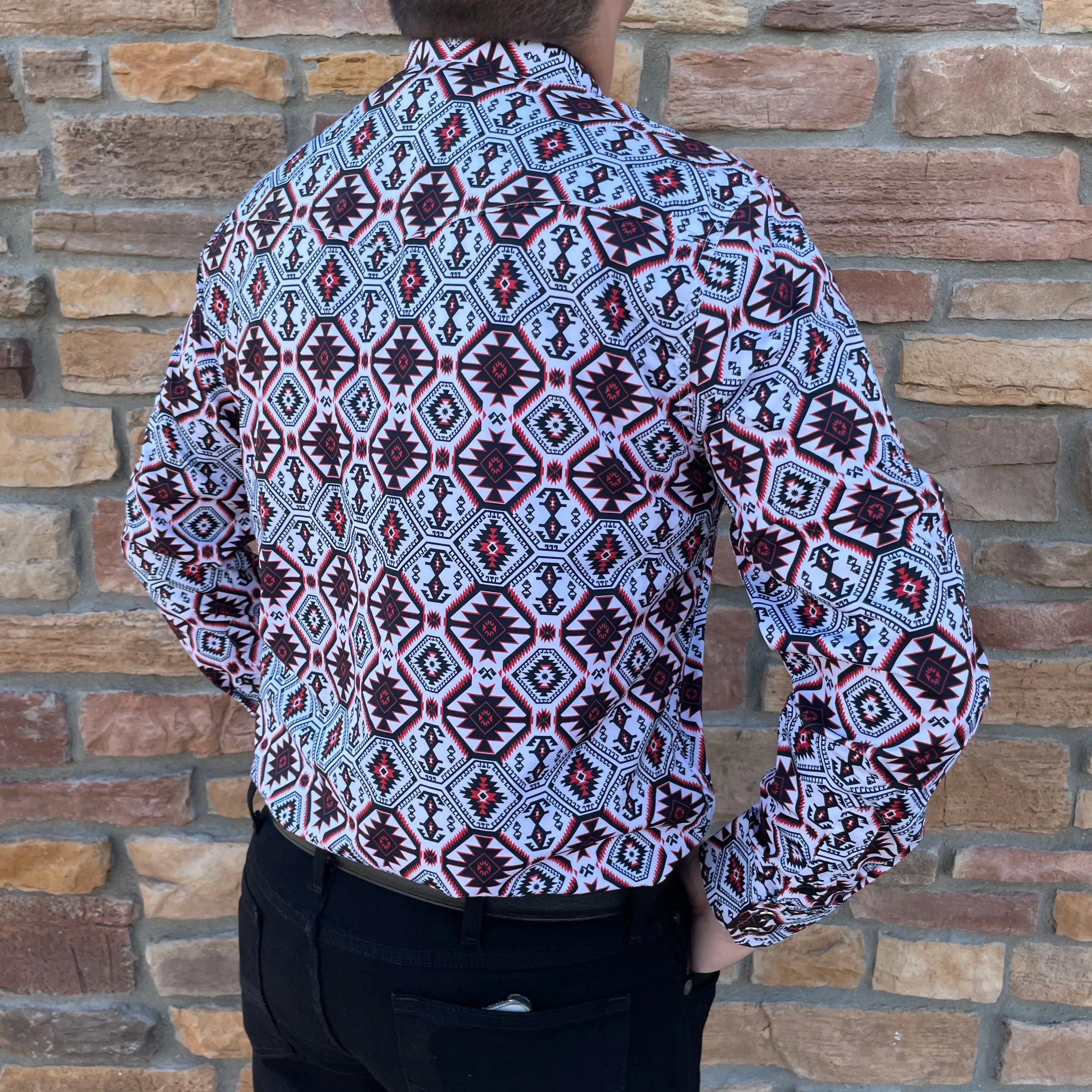 Niko Aztec White/Red Shirt