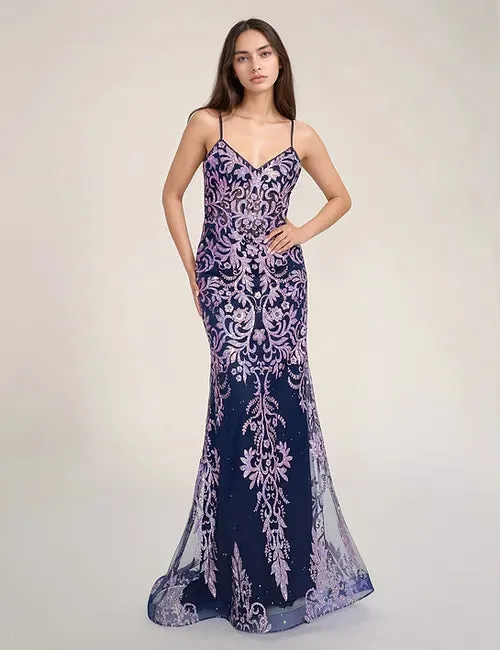 Nina C Navy/Lilac 1575