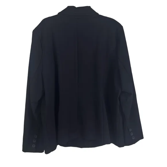 NWT Torrid 2X Tailored Ponte Black Blazer Jacket