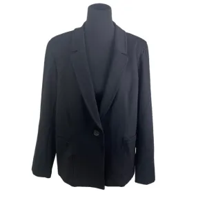 NWT Torrid 2X Tailored Ponte Black Blazer Jacket