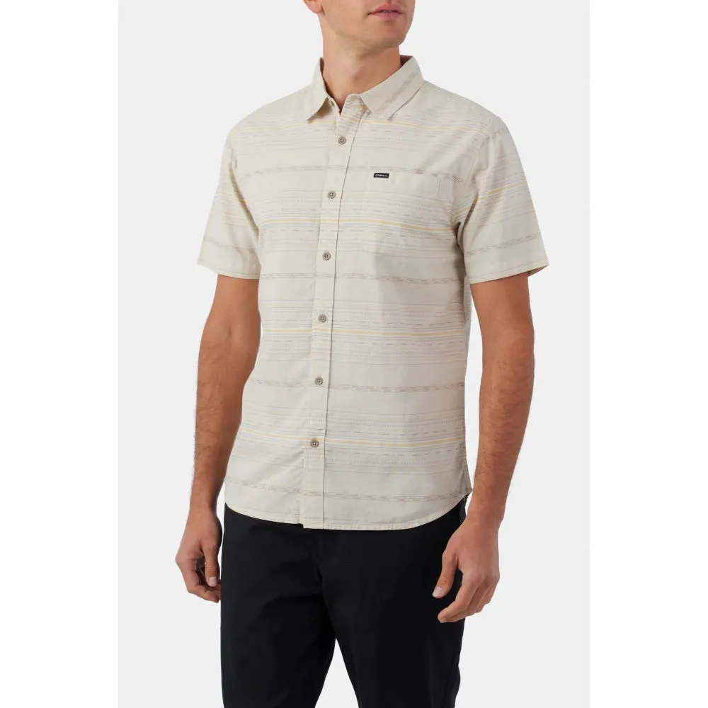 O'NEILL SEAFARING STRIPE SHIRT LIGHT KHAKI