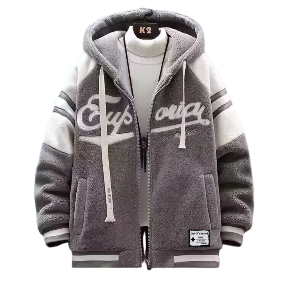 OOC' Casual Vintage Sherpa Hooded Coat