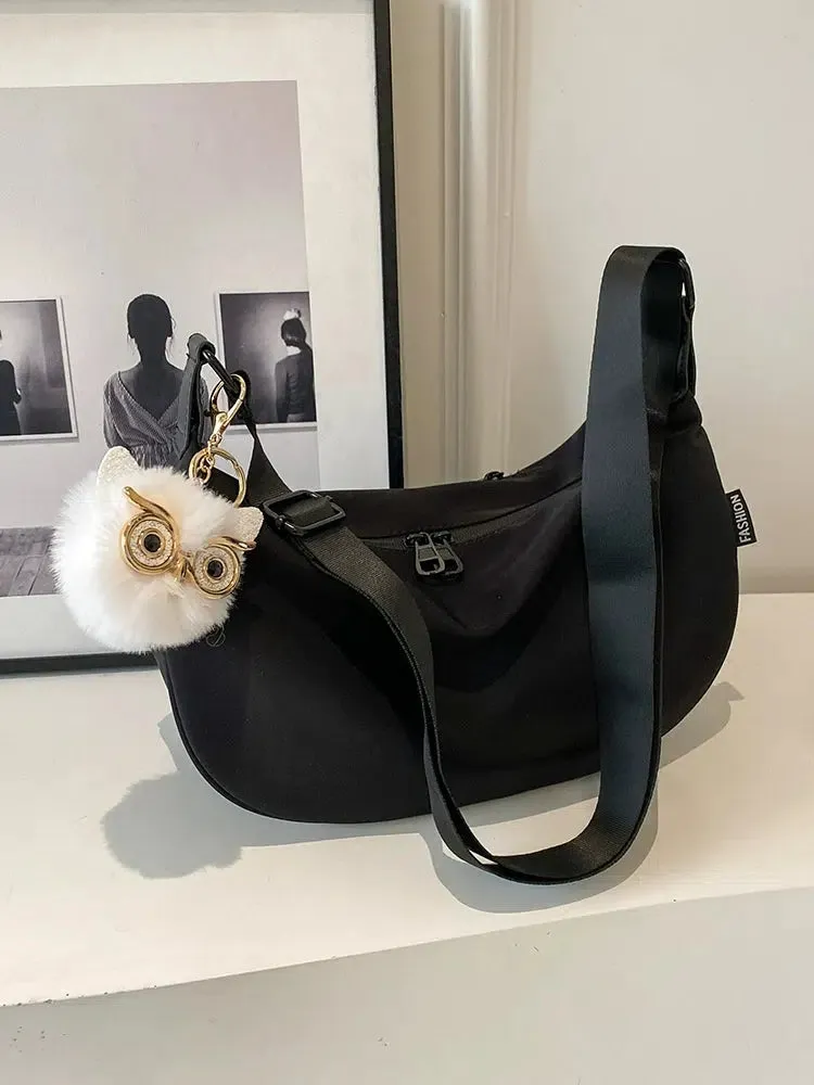 Owl Keychain Shoulder Bag