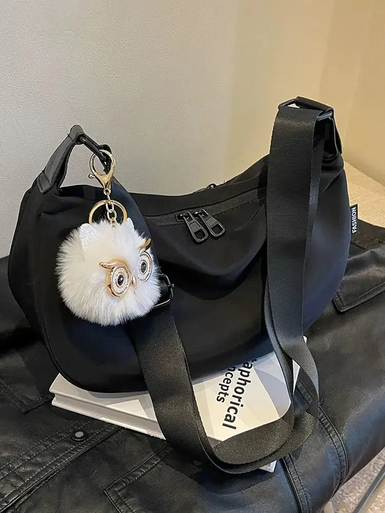 Owl Keychain Shoulder Bag