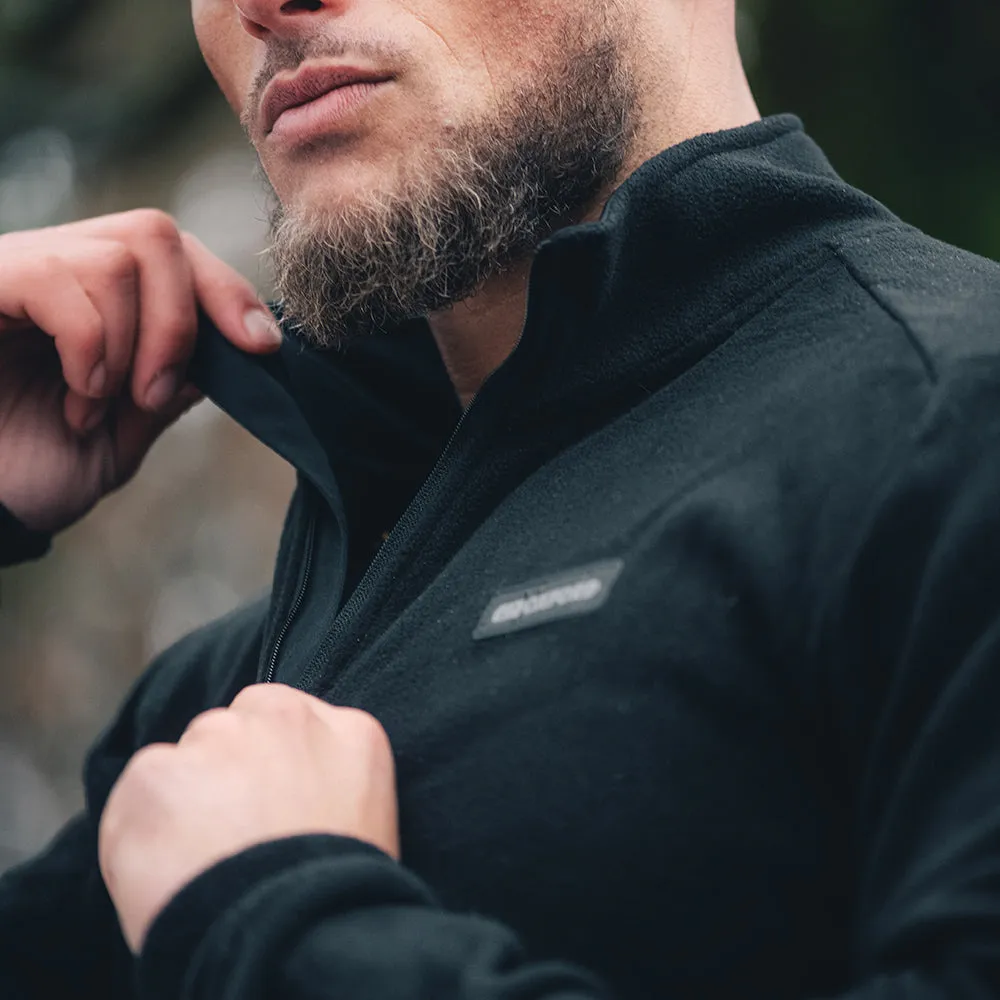 Oxford Advanced Half-Zip Fleece Black