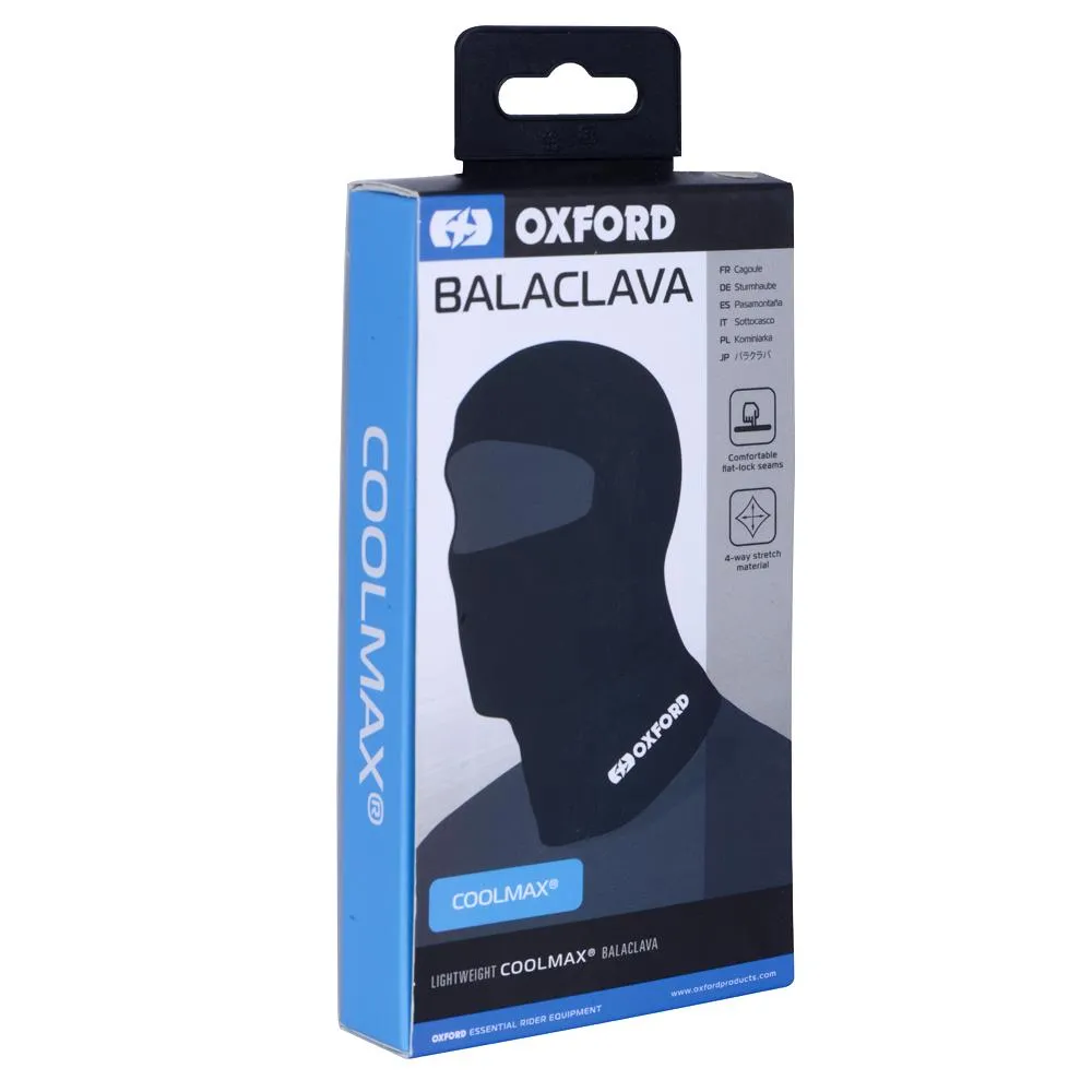 Oxford Coolmax Balaclava Black