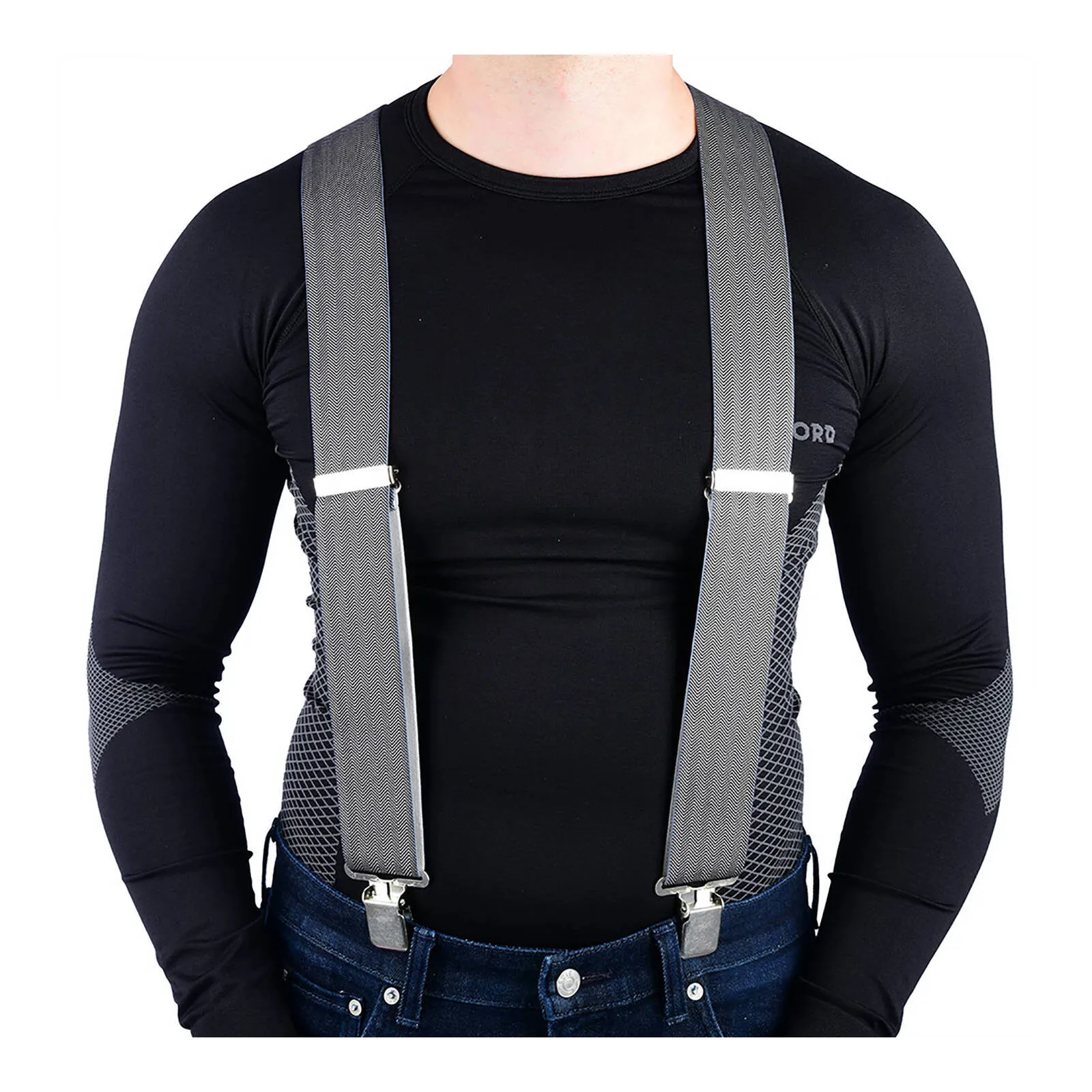 Oxford Riggers Braces - Herringbone