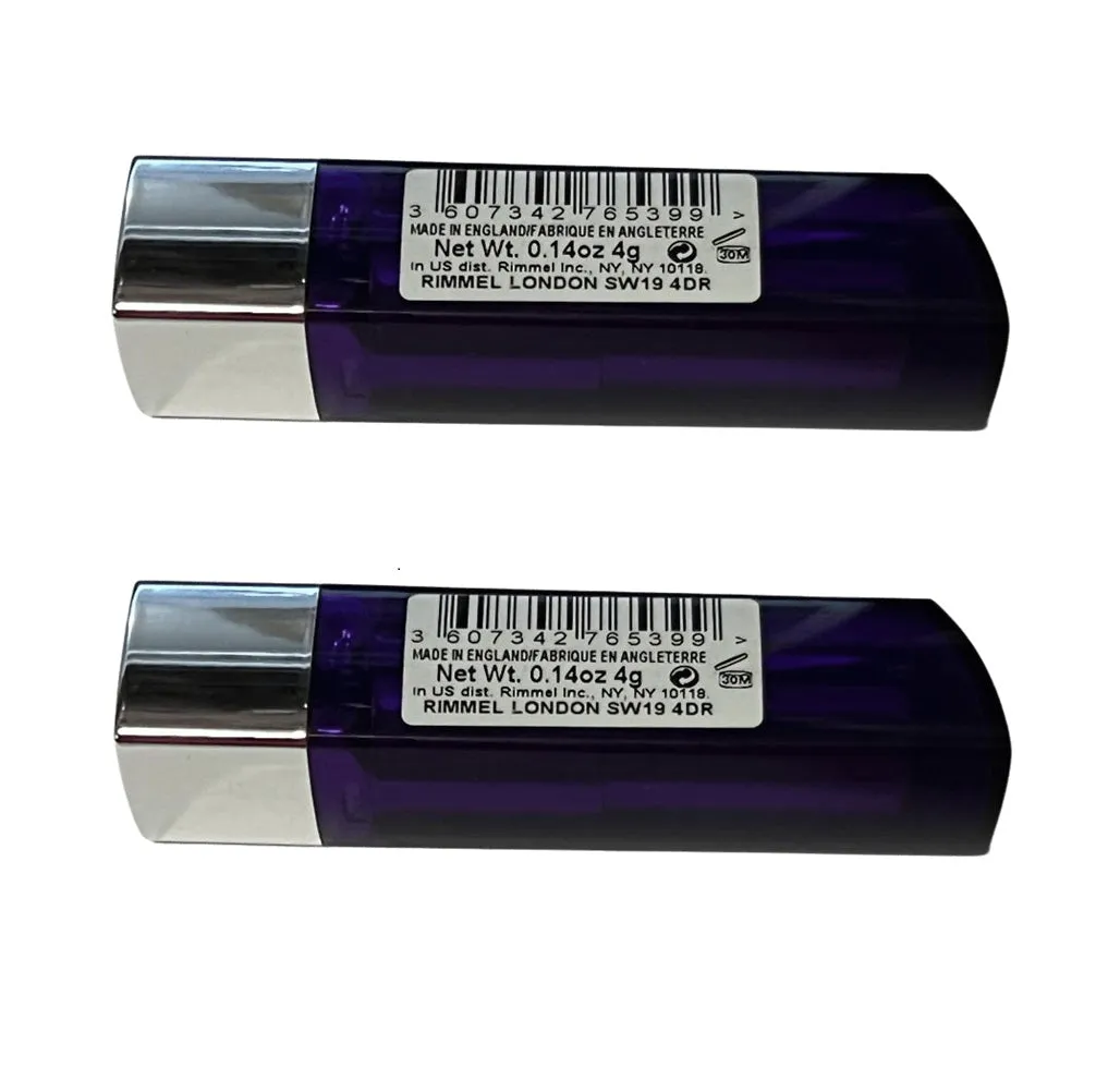 Pack of 2 Rimmel London Moisture Renew Lipstick, Oxford Street Fuchsia 130