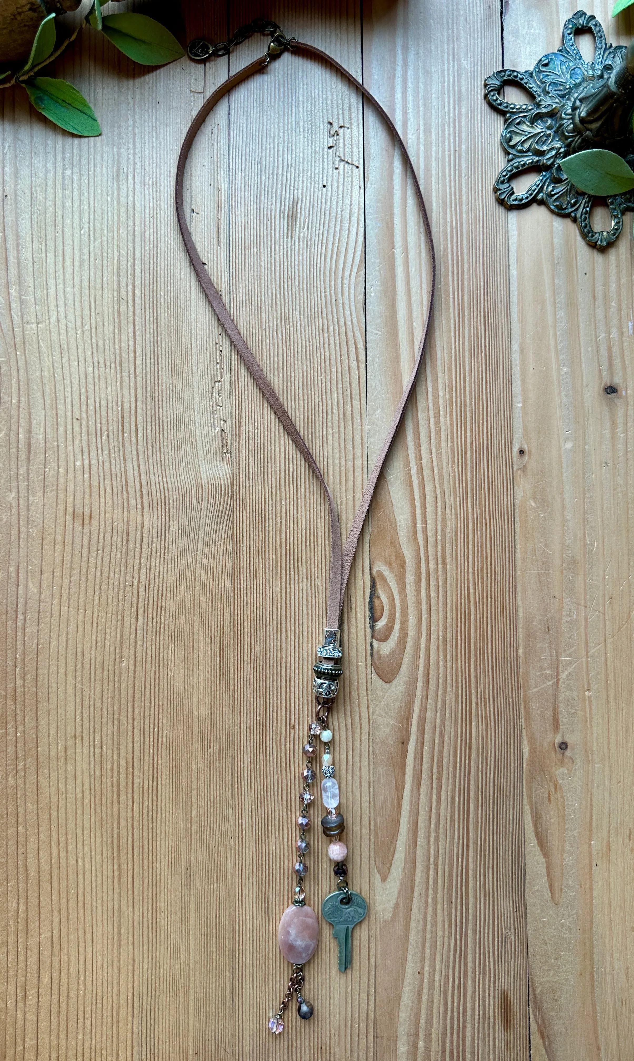 Pale Dogwood Long Necklace