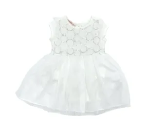 Pastourelle white dress - 18m