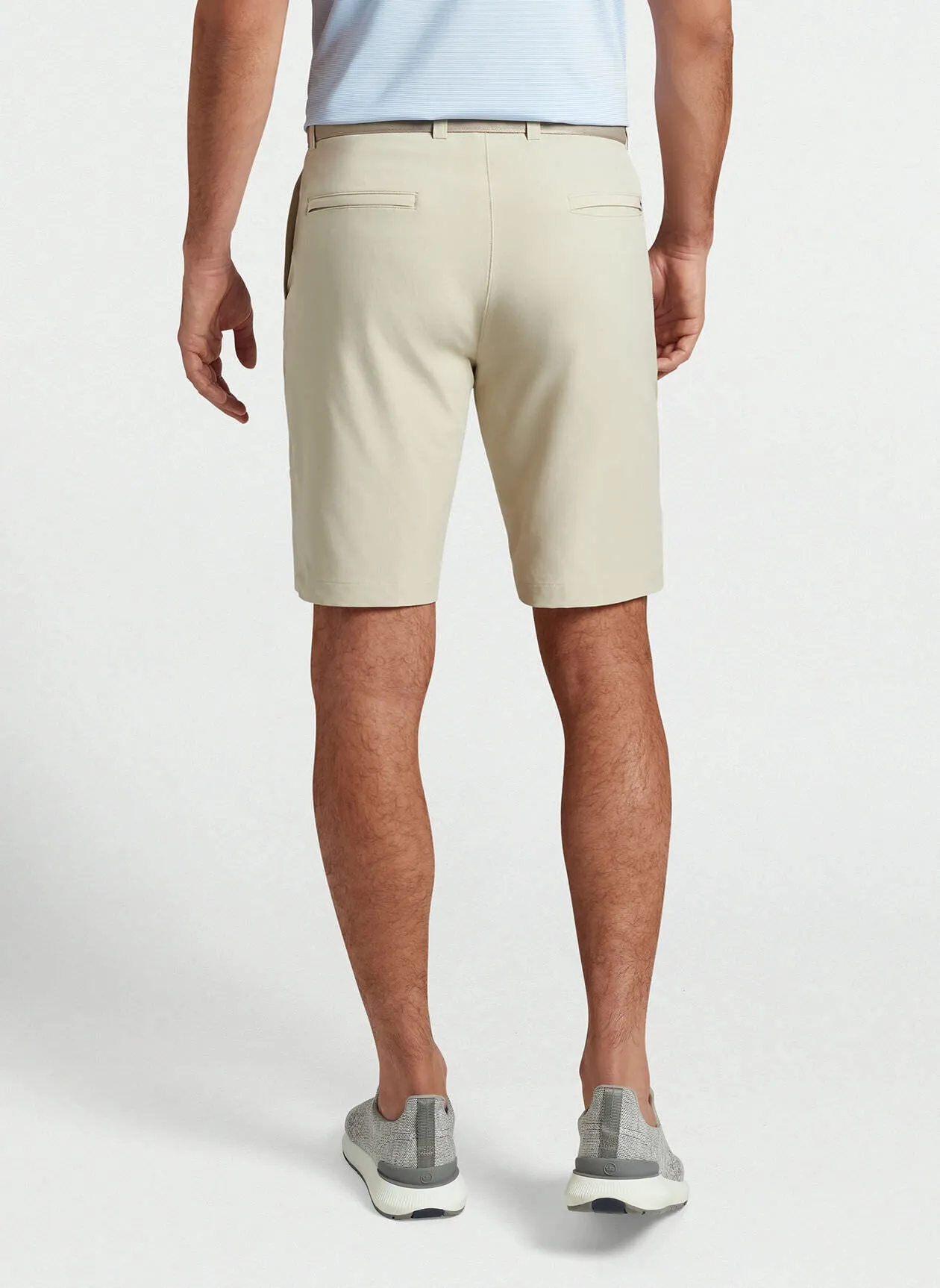 PETER MILLAR SHACKLEFORD PERFORMANCE HYBRID SHORT - SAND