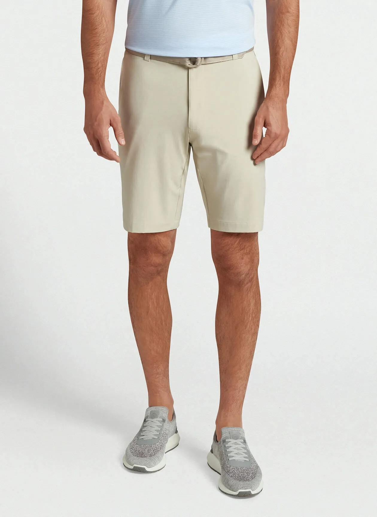 PETER MILLAR SHACKLEFORD PERFORMANCE HYBRID SHORT - SAND