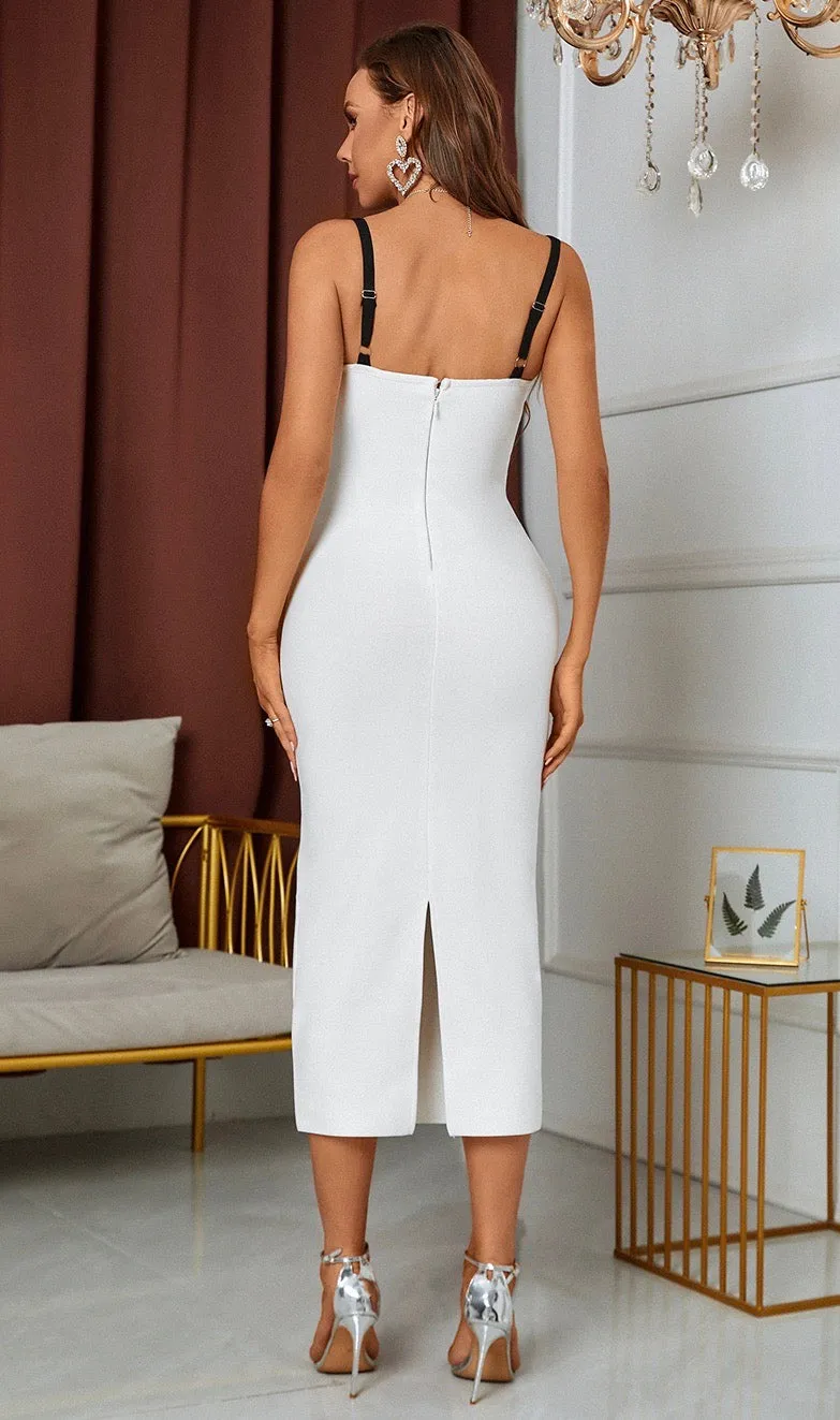 Petheny Dual Strap Bandage Dress