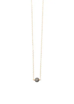 Petite Diamond Ball Necklace