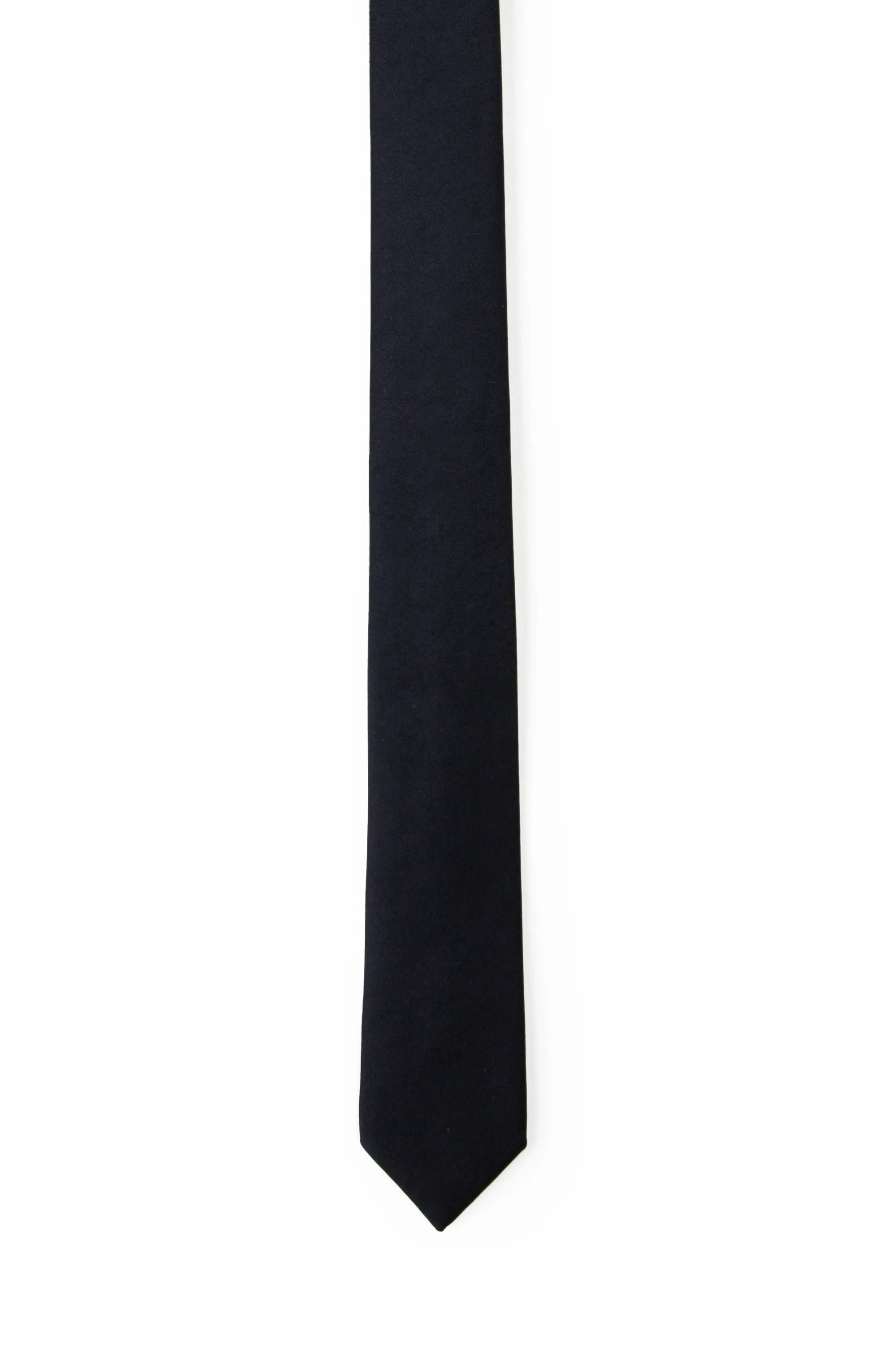 Plain Black Tie Loose