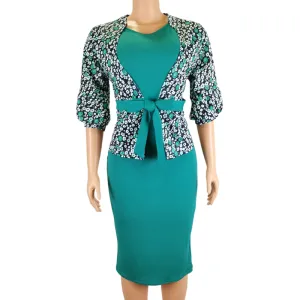 Plus Size Formal Offices Dress