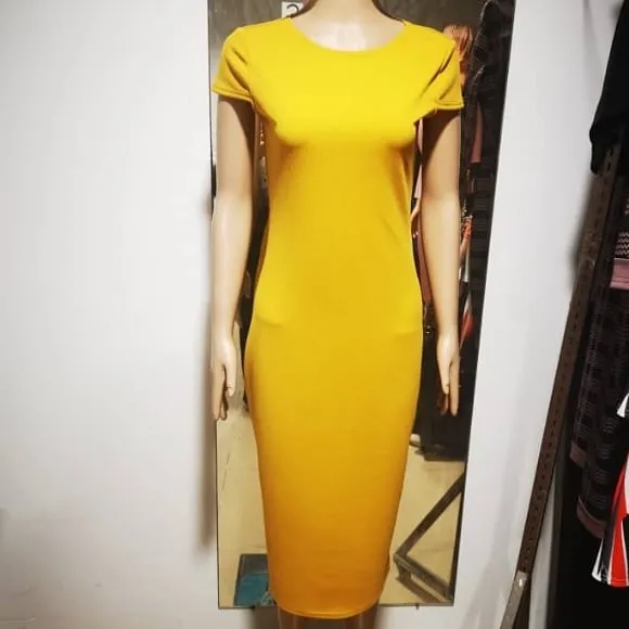 Plus Size Formal Offices Dress