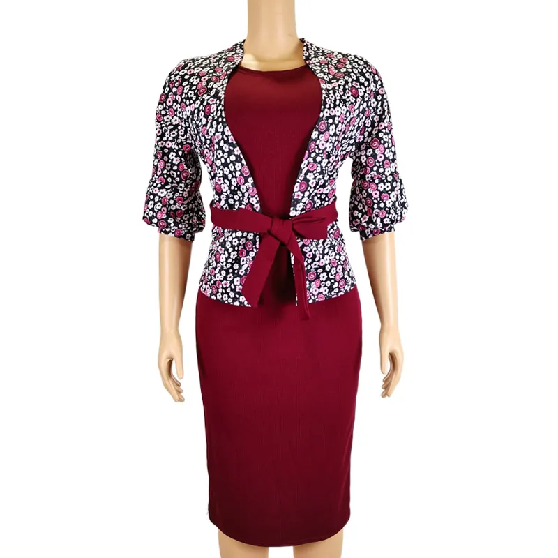 Plus Size Formal Offices Dress