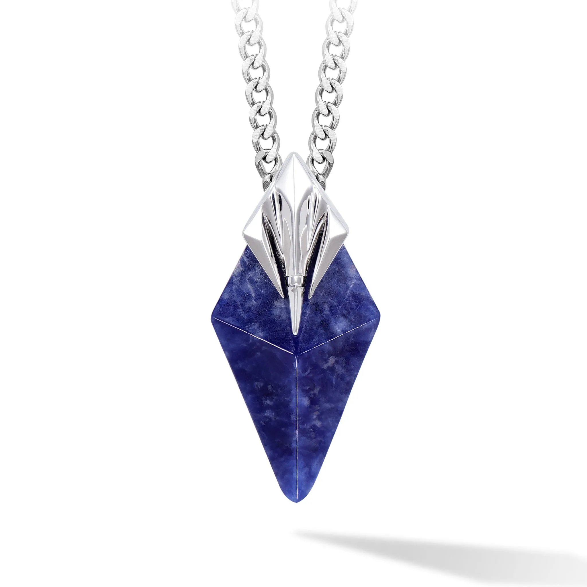 Poseidon Trident Sodalite Necklace