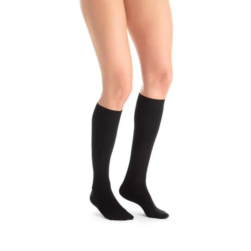 PR/1 JOBST SOFTFIT ULTRASHEER KNEE HIGH CLOSED TOE, SIZE M, 15-20MMHG, CLASSIC BLACK