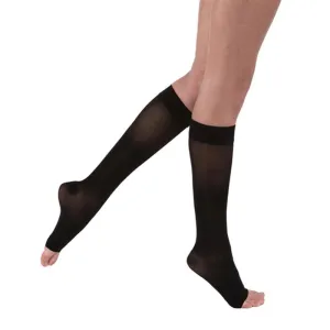 PR/1 JOBST ULTRASHEER WOMEN, KNEE HIGH, 20-30MMHG, XL, CLASSIC BLACK, CLOSED TOE
