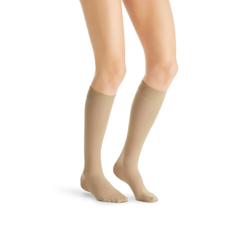PR/1 JOBST ULTRASHEER WOMEN, KNEE HIGH PETITE, 15-20MMHG, MD, NATURAL, CLOSED TOE