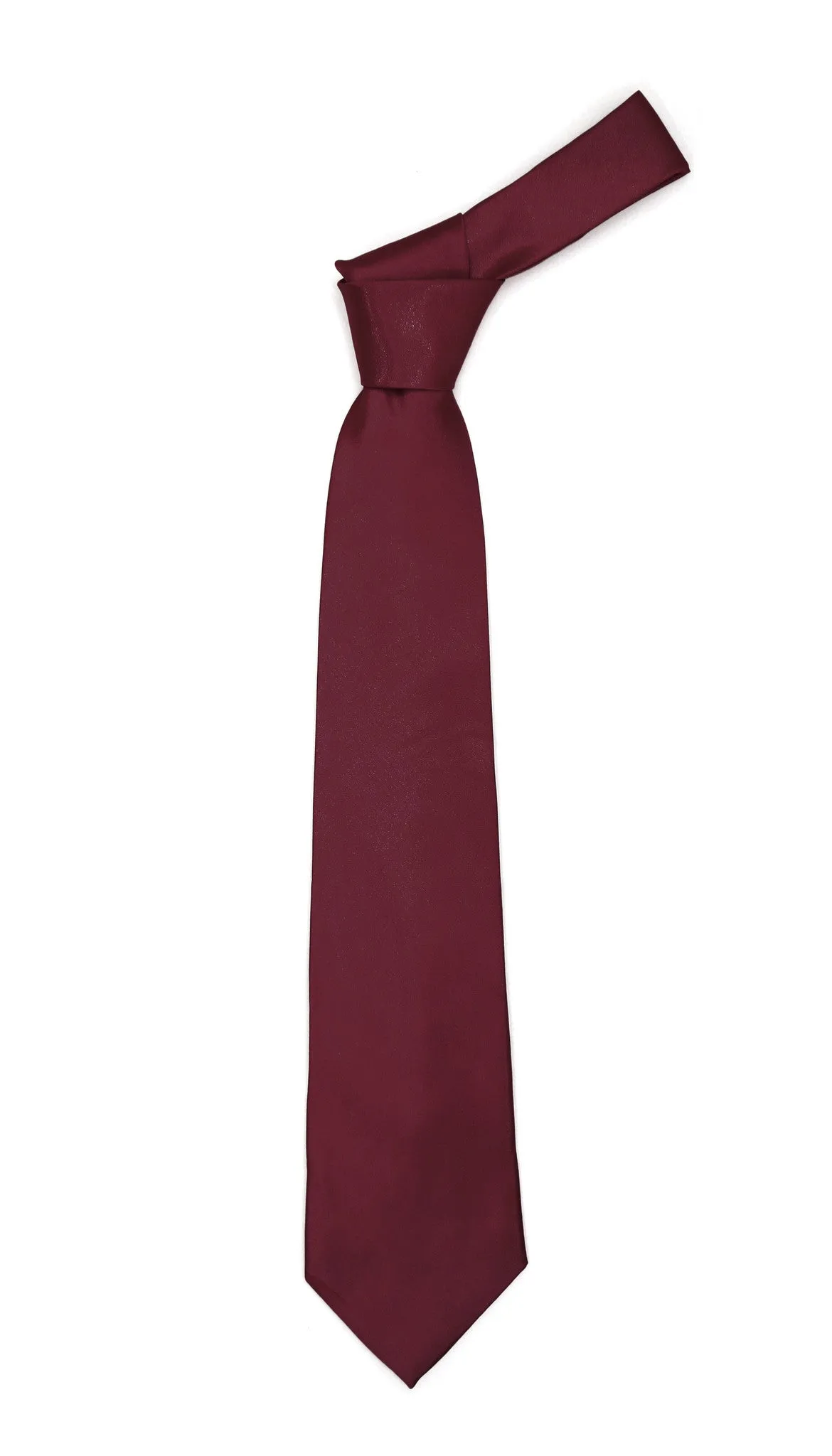 Premium Microfiber Plum Necktie