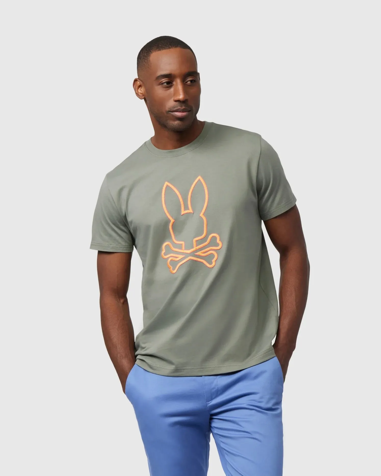 Psycho Bunny Floyd Graphic Tee - Agave Green