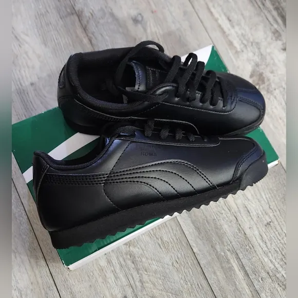 Puma Roma Kids-Black