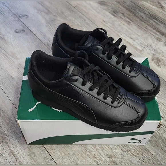 Puma Roma Kids-Black
