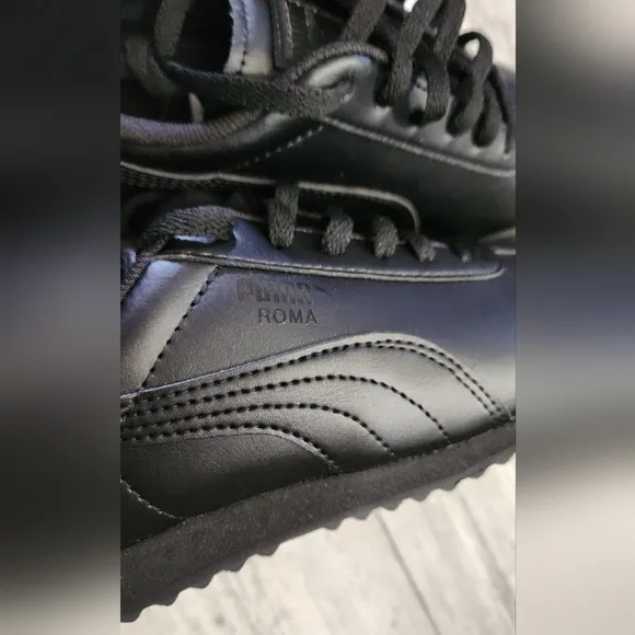 Puma Roma Kids-Black