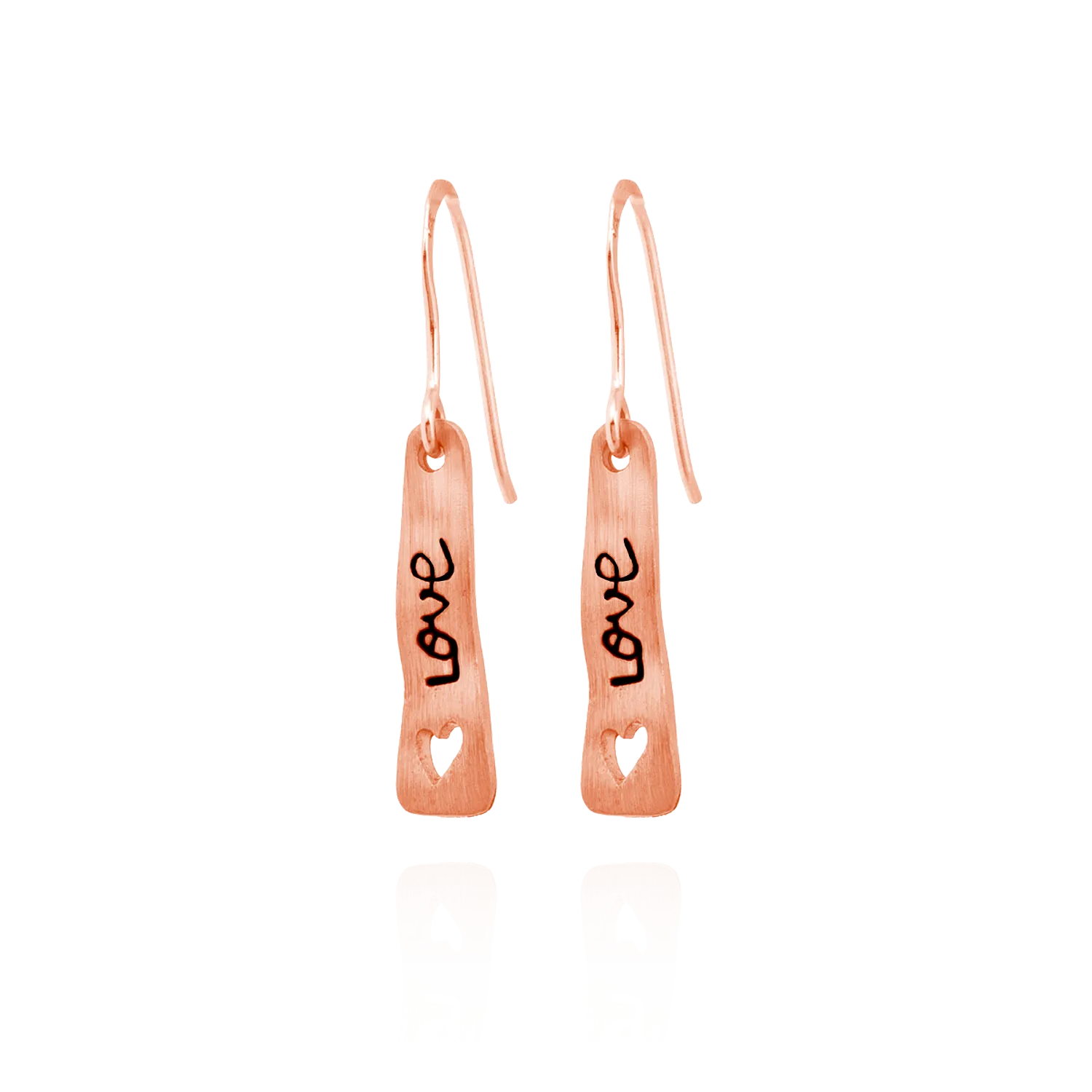 "Love" Banner Earrings