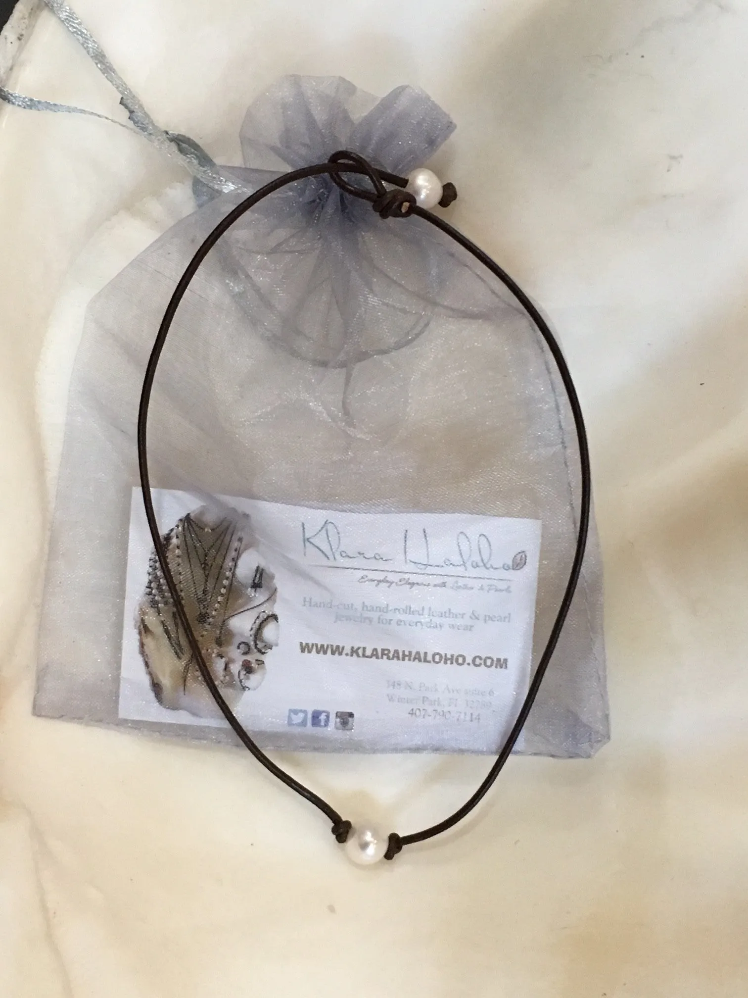 "One Love" Freshwater Pearl Necklace