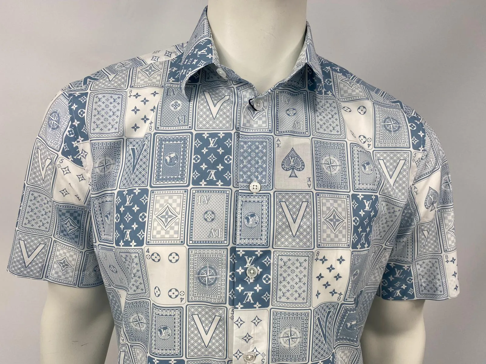 Regular Fit Short Sleeve Card Shirt