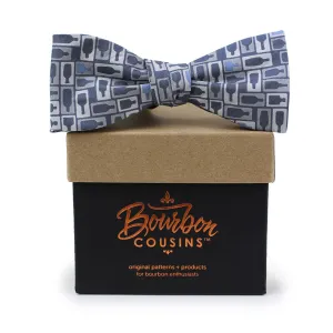 Retro Bourbon© Bow Tie | Navy   Gray