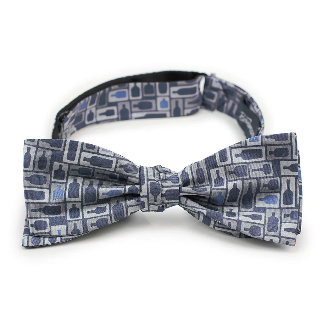 Retro Bourbon© Bow Tie | Navy   Gray