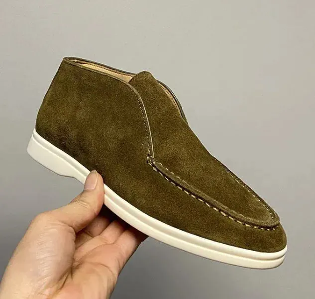 Retro Flat Ankle-length Pair Loafers