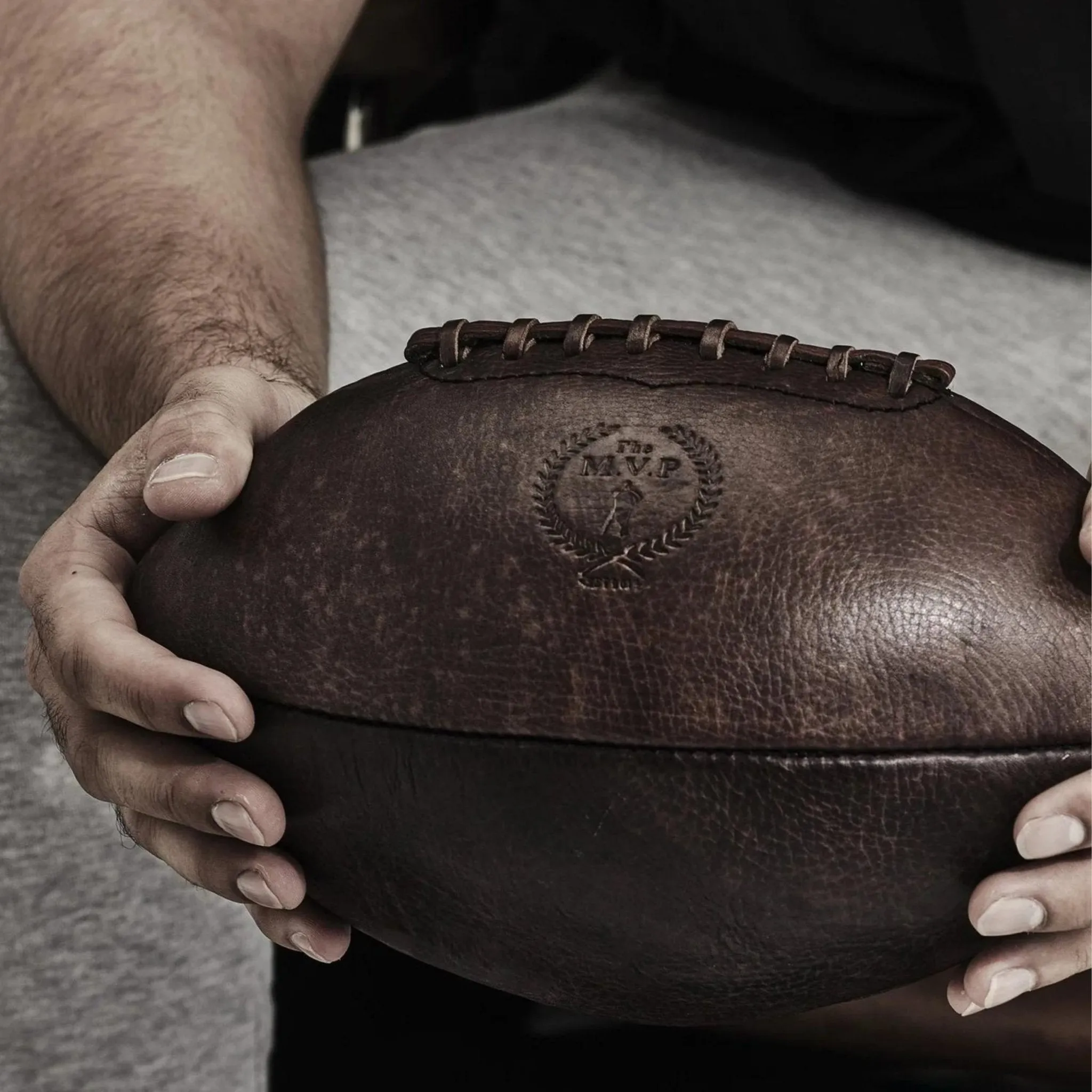 RETRO Heritage Brown Leather Football