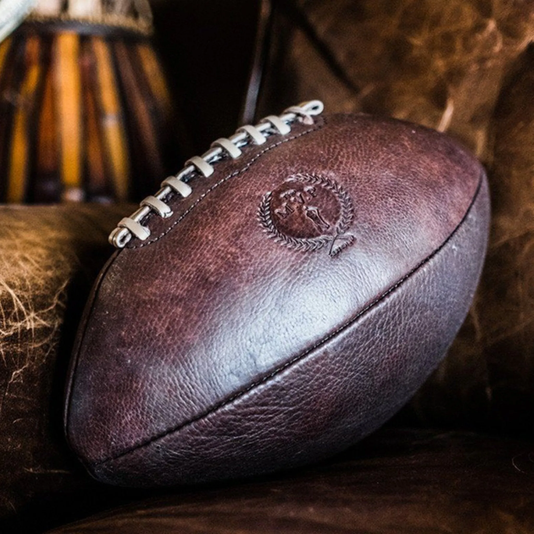 RETRO Heritage Brown Leather Football