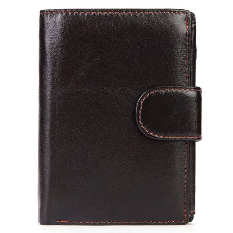 Retro Leather Money Coin Credit Card Men's Wallet