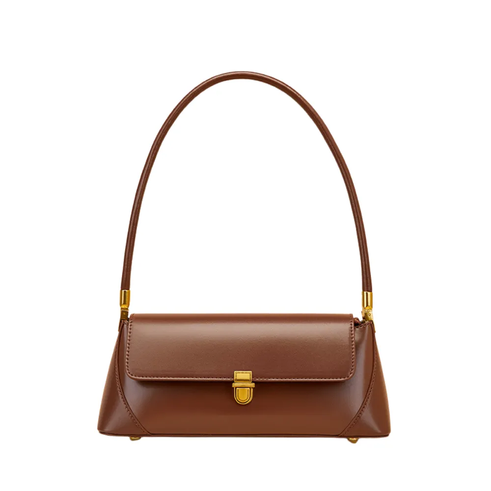 Retro Solid Color Armpit Bag
