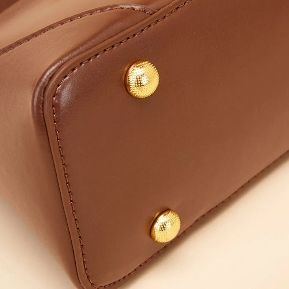Retro Solid Color Armpit Bag