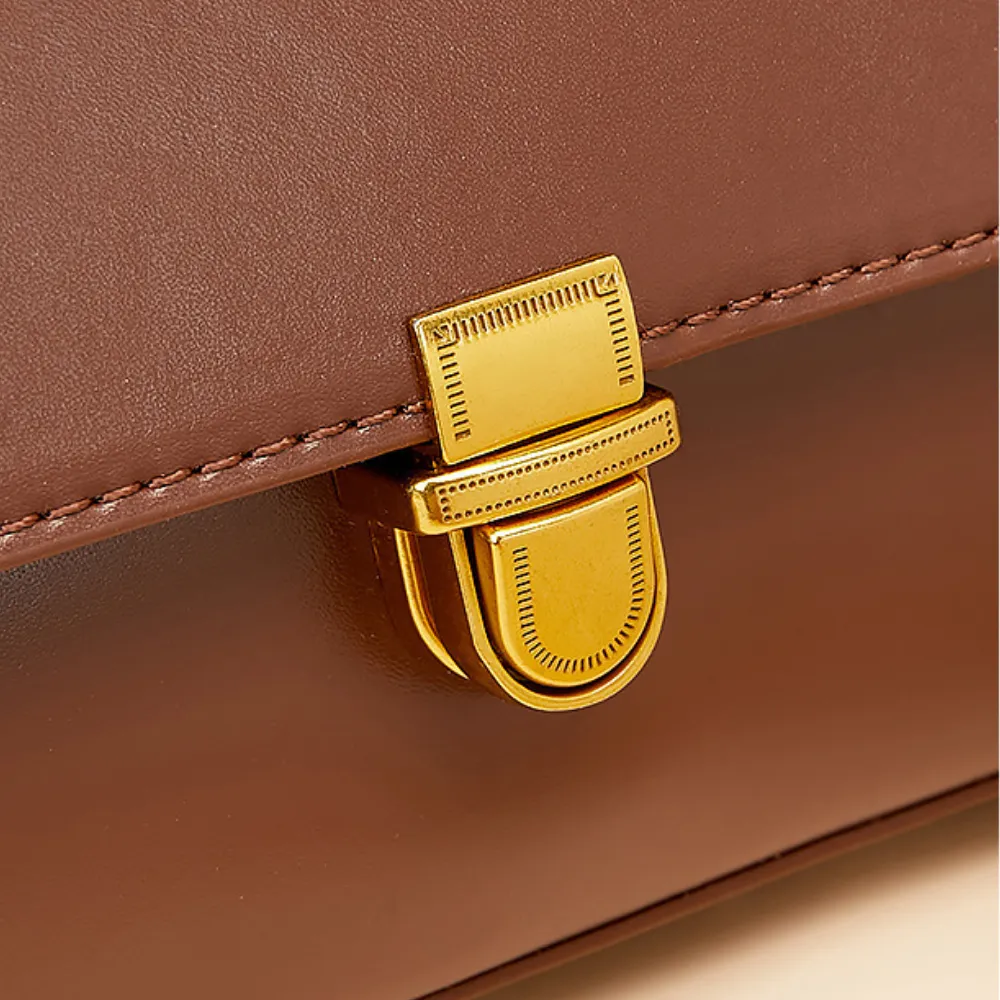 Retro Solid Color Armpit Bag