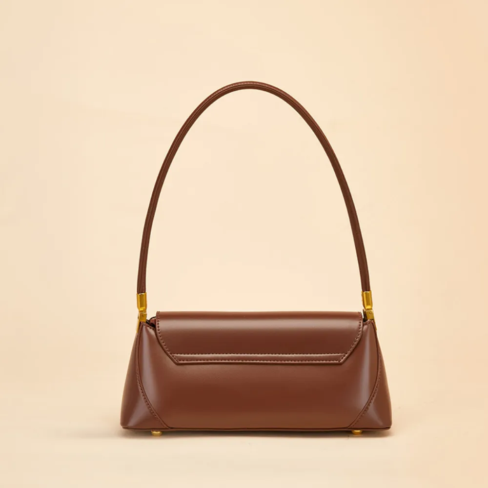 Retro Solid Color Armpit Bag