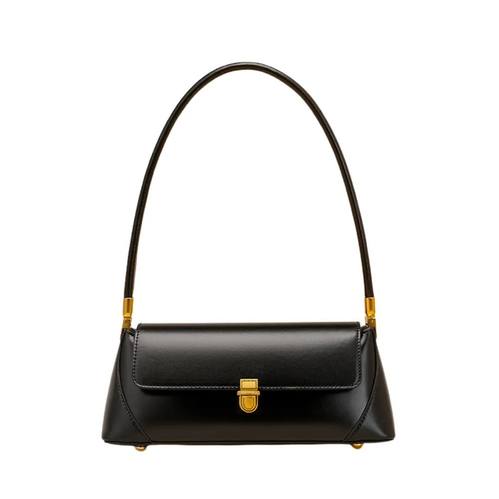 Retro Solid Color Armpit Bag
