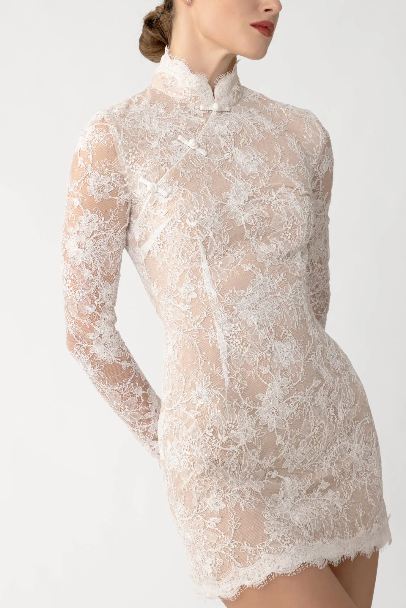Rhea Lace Mini Dress